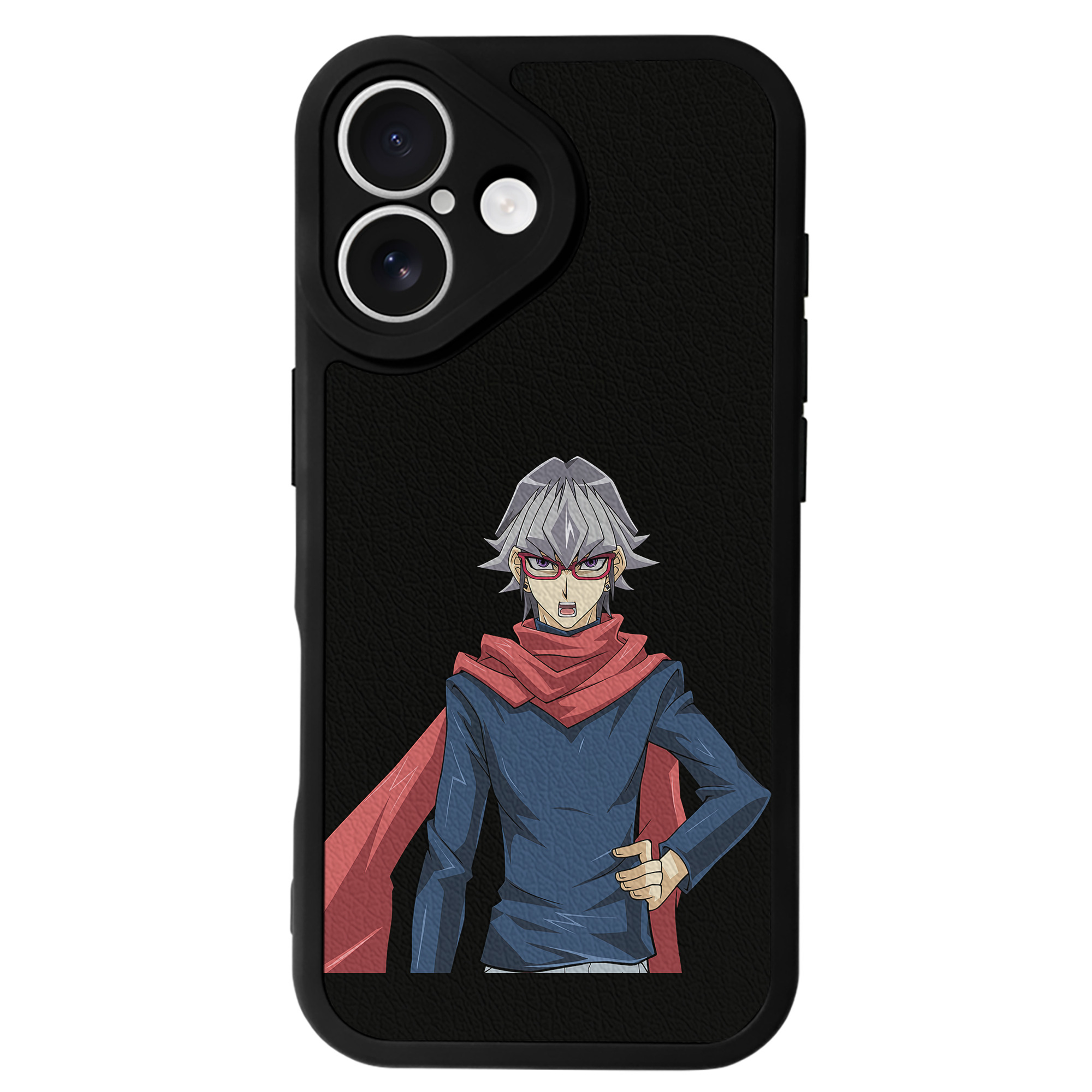 遊☆戯☆王 Yu-Gi-Oh! 【iPhone 16シリーズ対応】シリコンスマホケース（レザー調） 材質：シリコン